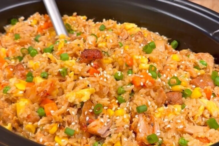 Chili Garlic Chicken Fried Rice