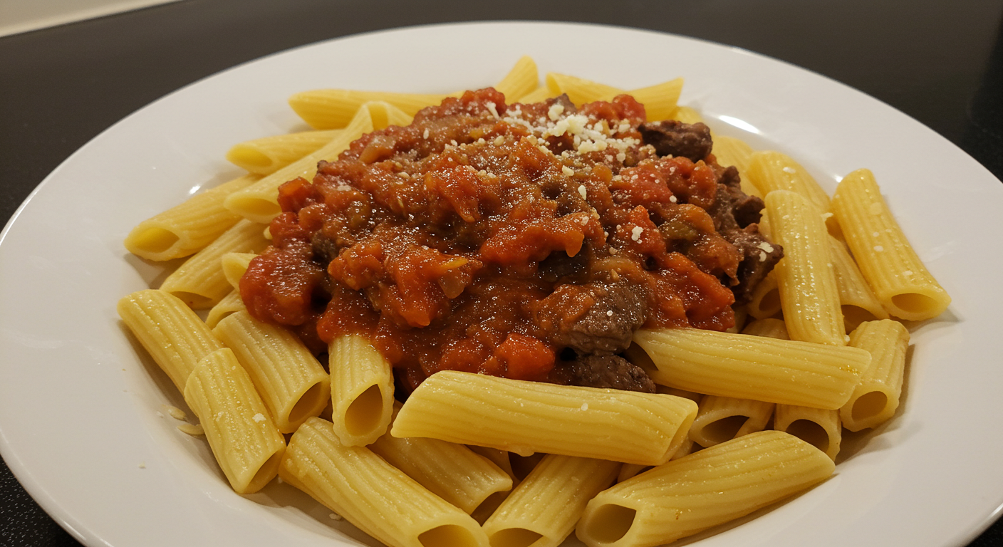 Spicy Steak Pasta